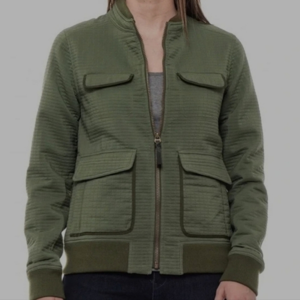 Prana Green Bomber Jacket